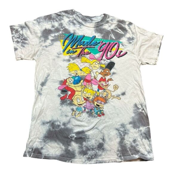 Nickelodeon Other - Nickelodeon Cartoon Characters Made in The 90's Tie Dye T-shirt 6 for $36